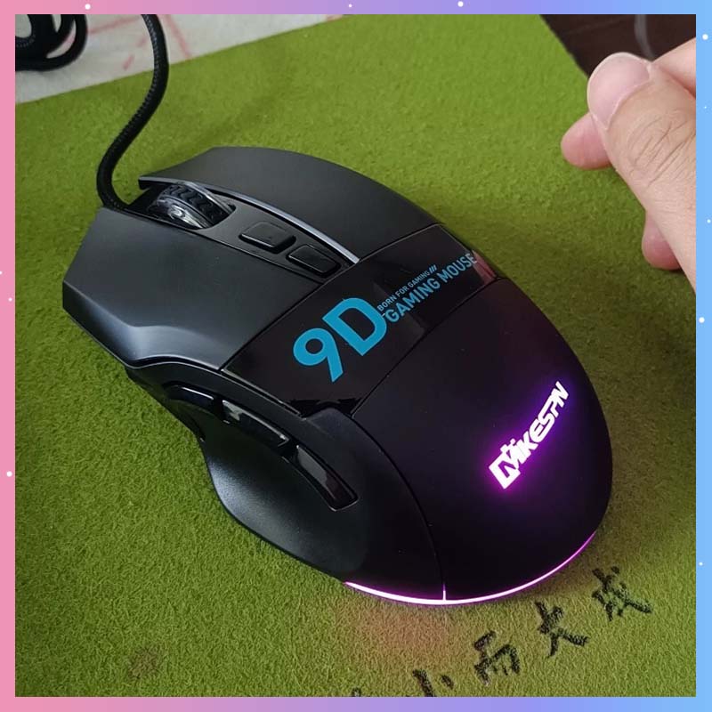 Mouse Gaming Esports - X10 Kabelgebundene Gaming-Makromaus mit 9 Tasten,