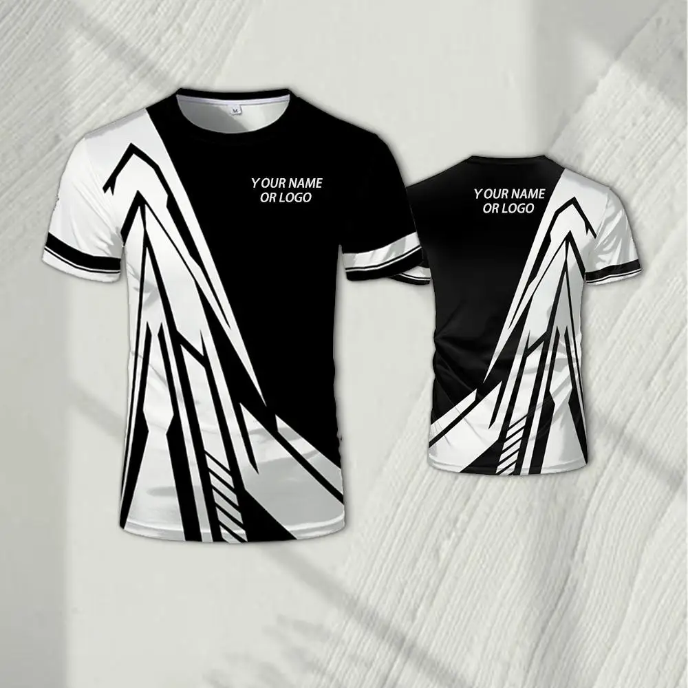 Esports Gaming Team Logo - 3D-gedrucktes Esports-Team-Trikot mit geometrischem Muster für