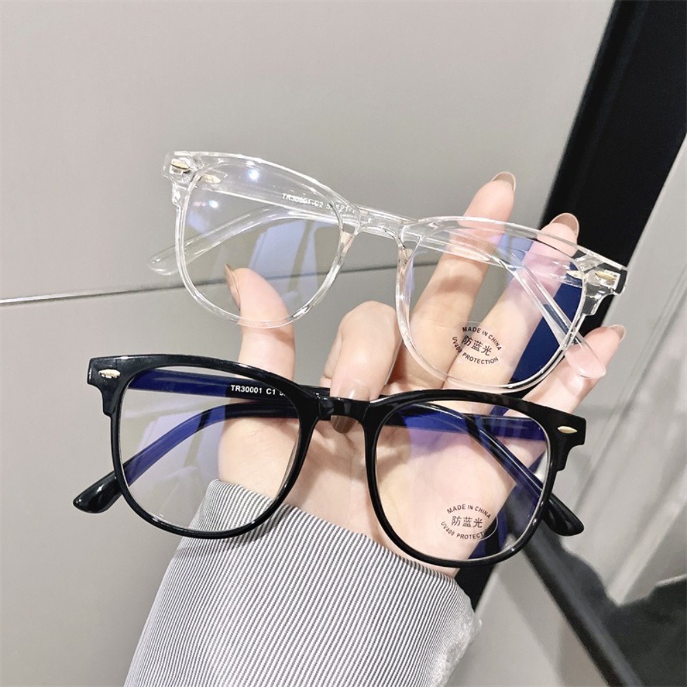 Gaming Glasses Blue - Klassische transparente Computer-Brille, Rahmen für Damen