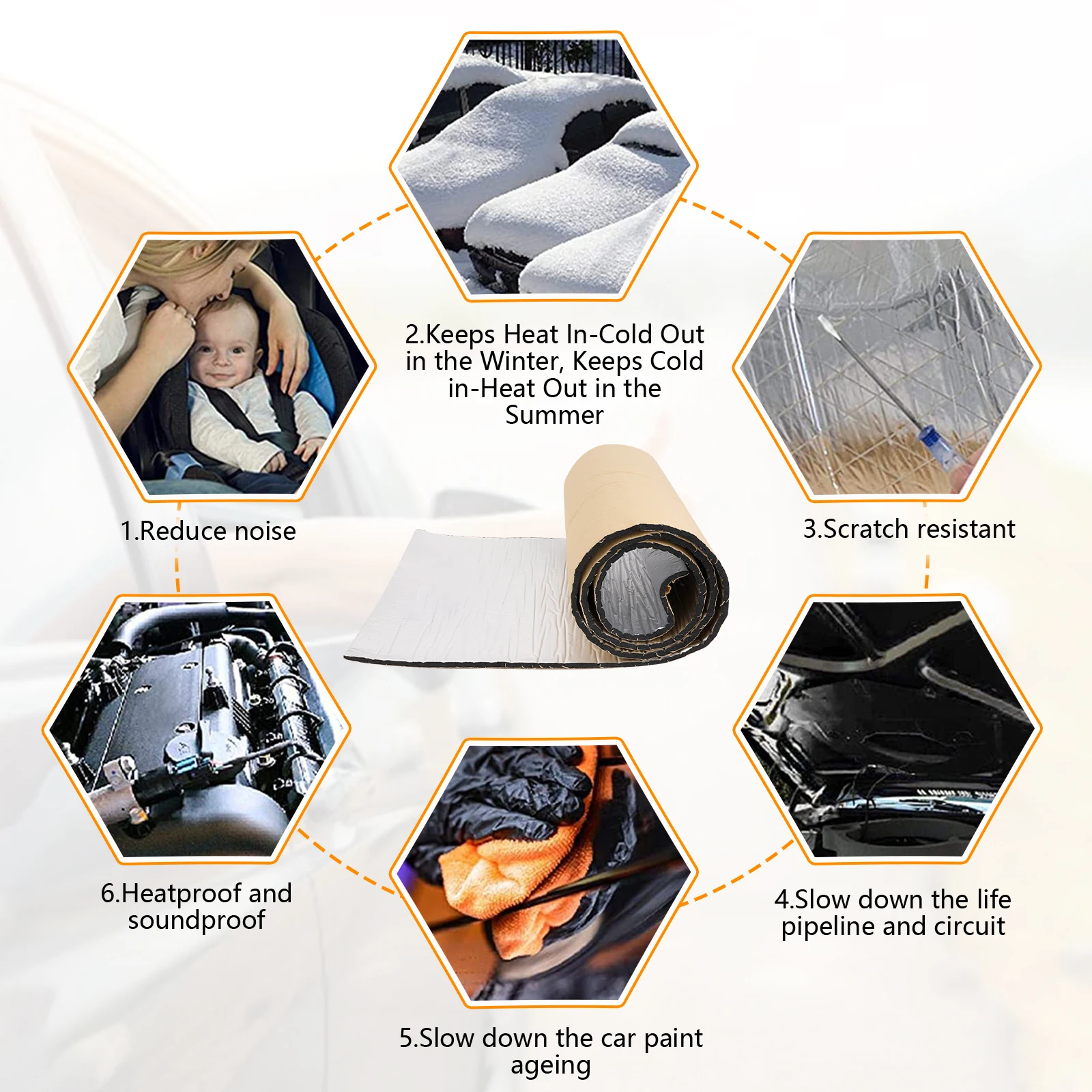 5/10mm Auto-Schalldämmungsmatt – Sound Dampening Foam Bewertung und Preis