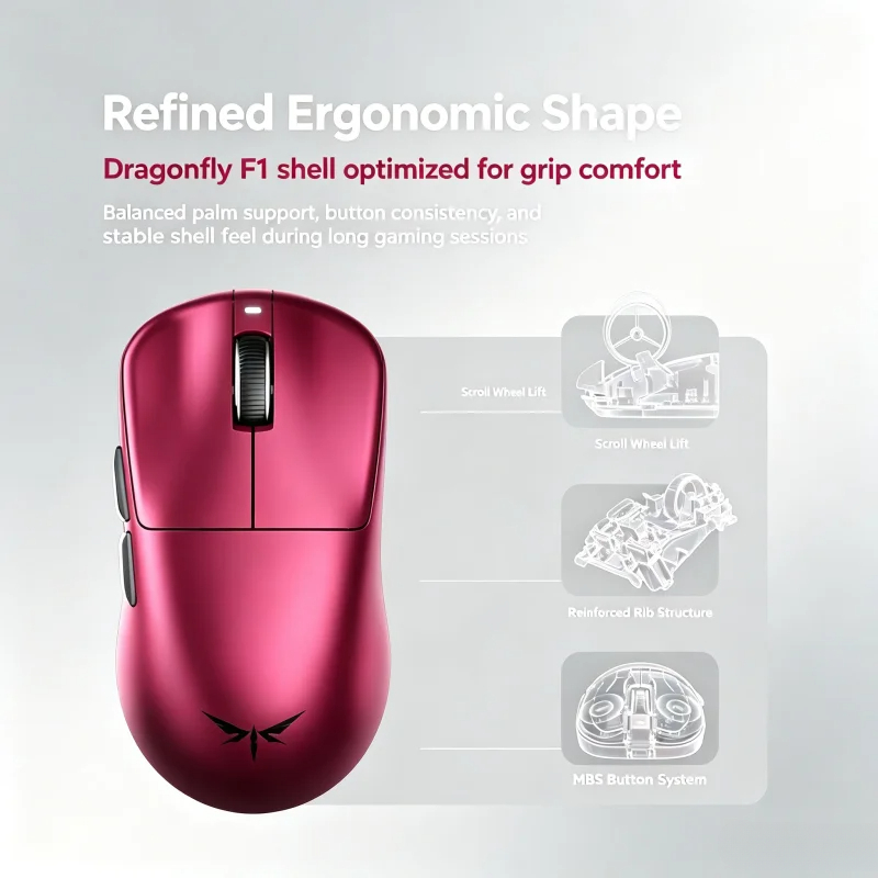 VGN Dragonfly F1 V5 Kabellose  – Mouse Gaming Esports Bewertung und Preis