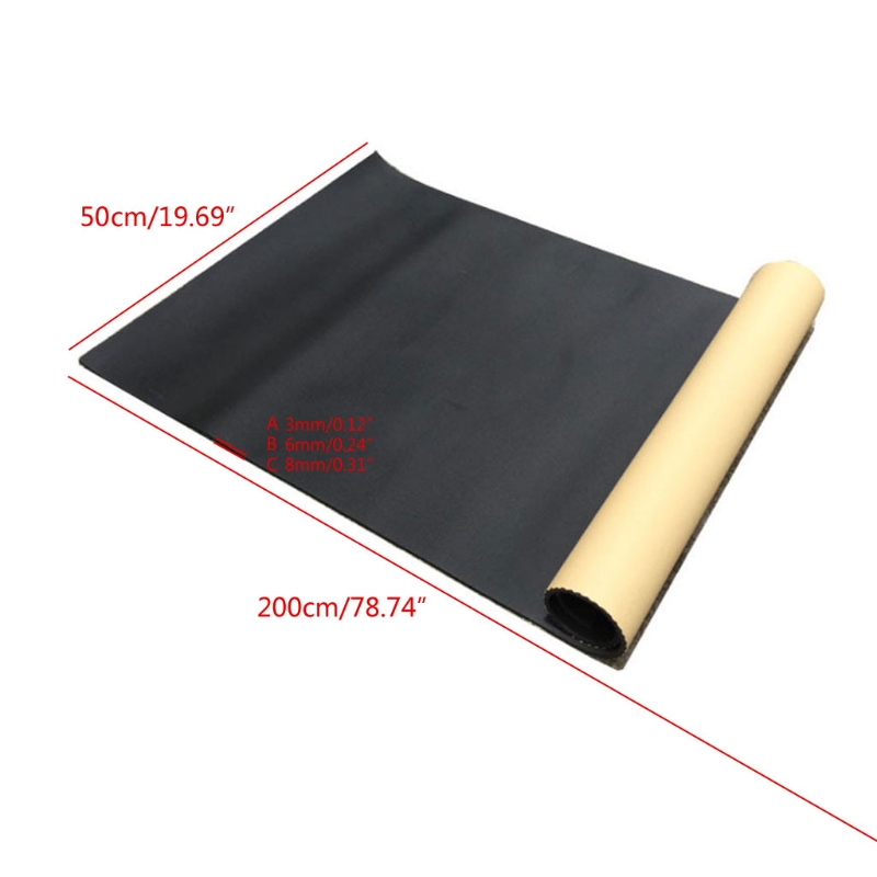 1 Rolle 200 cm x 50 cm, 6 mm/8 – Sound Dampening Foam Bewertung und Preis
