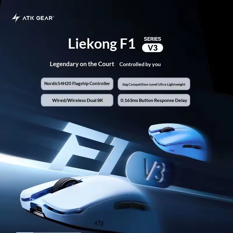 ATK F1 V2/V3 Tri-Mode Wireless – Esports Gamer Bewertung und Preis